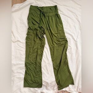 Purusha People Messenger Green Drawstring Cargo Pants